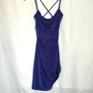 City Vibe Lavender Cocktail Dress